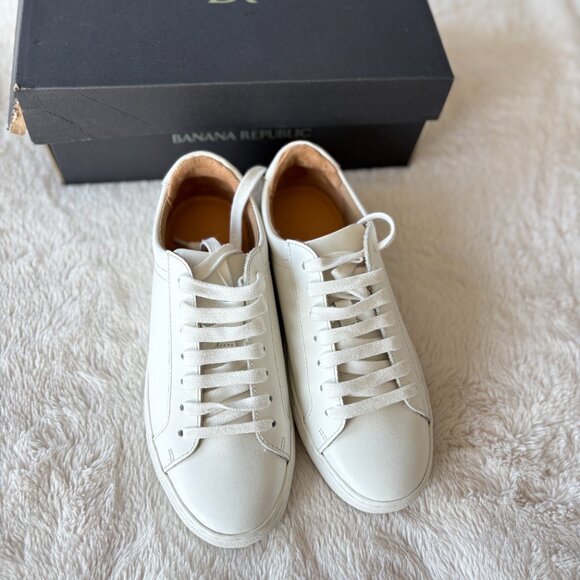 GAP Nickola White Leather Sneakers - Picture 2 of 8